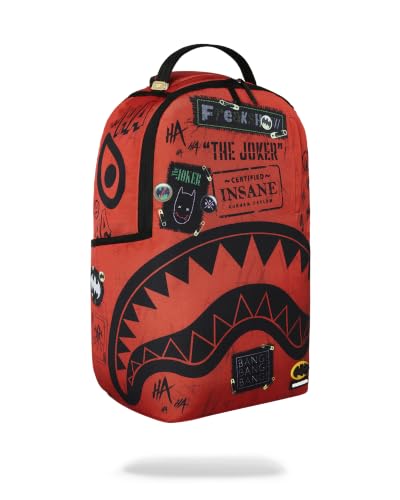 Sprayground Joker DC Asylum Backpack - Polyester, Laptop & Travel Friendly