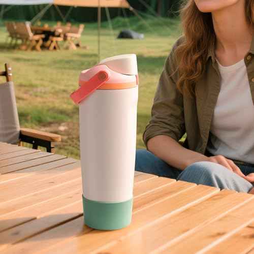 Silicone Boots Compatible with Owala 30oz & 40oz FreeSip Sway Bottles & Tumblers, Large-Coverage Protective Anti-Slip Bottom Cover Sleeves for Freesip Sway Tumblers & Bottles