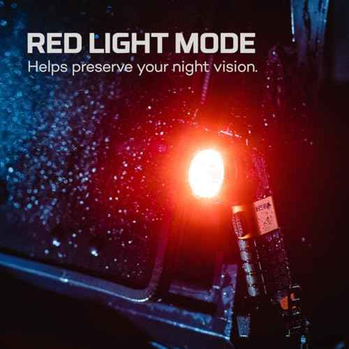 NEBO Master Series SL25 Rechargeable Spotlight & Floodlight | 600 Lumens, 10.5 Hour Run Time, 1/4 Mile Beam Flashlight, Waterproof, Powerful Magnetic Base, Includes Charging Cable