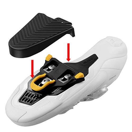 Thinvik Bike Cleat Rubber Cover Set for Shimano SPD-SL Pedals - Cleats with Covers - Variation of THIS listing