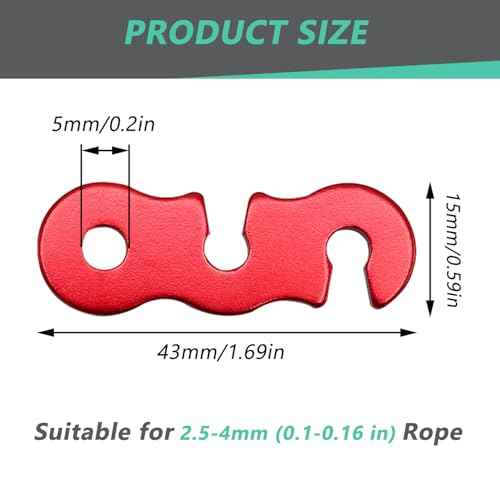 30Pcs Guyline Tensioner Aluminum Alloy Guy Line Cord Adjusters Tent Rope Tensioners Paracord Tensioner for Outdoor Tent Camping Hiking Accessories