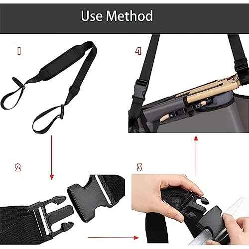 Carry Strap for Beach Chair Folding Chair, Adjustable Replacement Folding Chair Shoulder Strap for Beaches Camping Fishing Backpacking Picnics