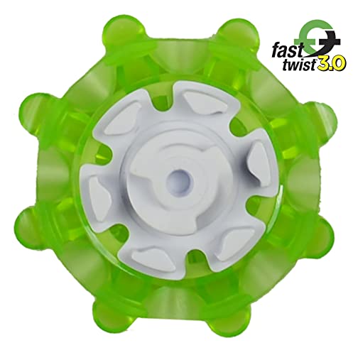 SoftSpikes Golf Spikes Fast Twist 3.0 - Green / 18 Spikes & Wrench