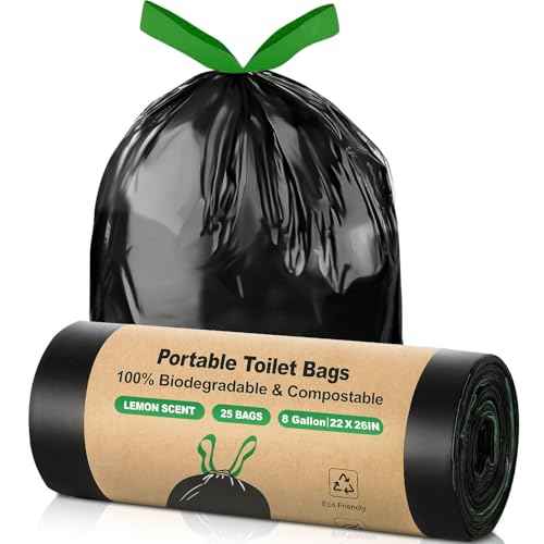 Camping Toilet Bags Poo Gel Set Portable Toilet Bags Camping Toilet Gel