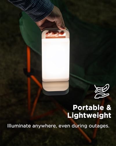 Rechargeable Solar Camping Lantern with 6000mAh Battery & Dimmable Light - Vari 1