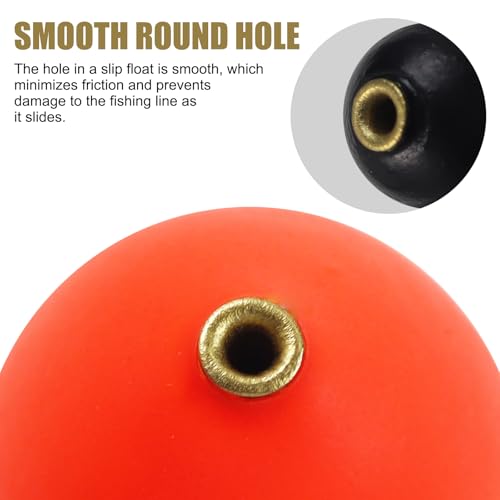 5 pcs EVA Foam Fishing Floats Slip Bobber Buoyancy Saltwater Freshwater
