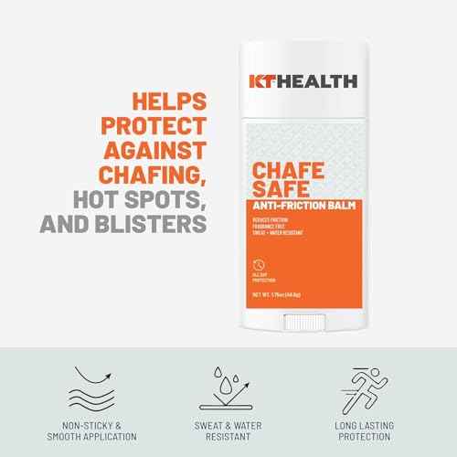 KT Tape, Chafe Safe, Mini Pocket Size, Unscented, 0.45 Ounce.