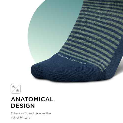 Feetures Everyday Max Cushion Crew Sock for Men - Moisture-Wicking Socks