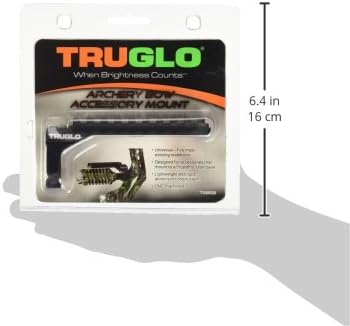 TRUGLO Universal Picatinny Rail Mount - Durable Aluminum Bowfishing Accessory Holder with 9 Slots