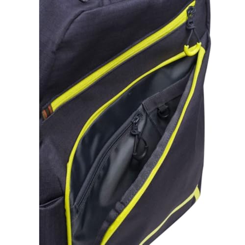 Beretta Unisex Challenge 18-Liter Capacity Durable Resistant Ripstop Compact Lightweight Casual Traveling Outdoor Hiking Backpack with Breathable Back & Padded Shoulder Straps, Ebony & Sulphur Spring
