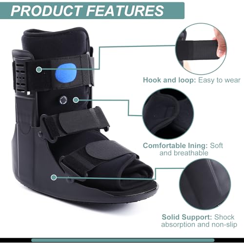 Medium Orthopedic Walking Boot Air Cam Walker Fracture Support Post-Surgery Recovery