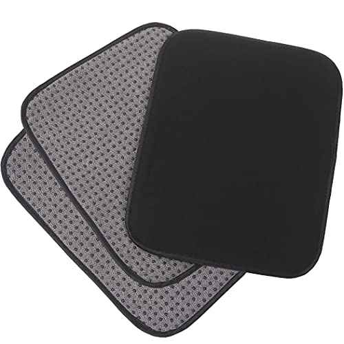 TonGass (3-Pack Microfiber Bowling Ball Towel 10 Inches x 8 Inches Premium Quality Bowling Ball Shammy Pad with Easy-Grip Dots