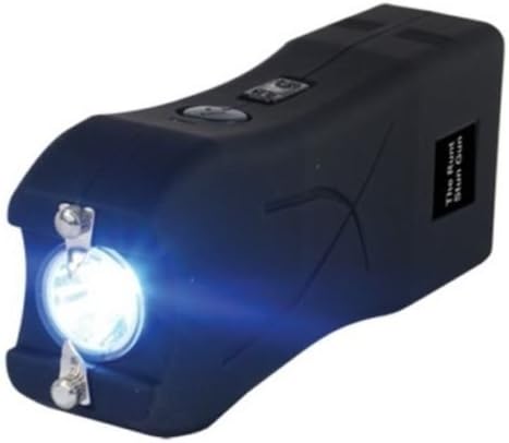 Runt 20 Million Volt Rechargeable BLACK Self Defense Hand Stun Gun with Holster