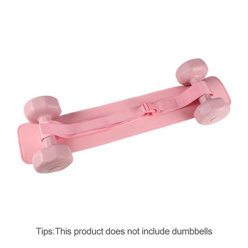 LIWEN NatureSlim Pink Adjustable Hip Thrust Belt, Anti-Slip Booty Belt for Women, Easy to Use with Dumbbells & Kettlebells, Home & Gym Use, Adults