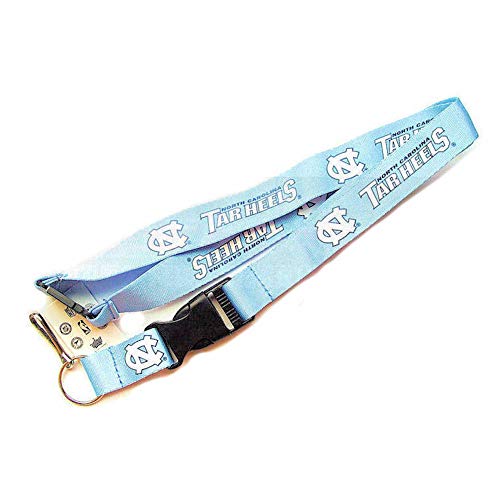North Carolina Tar Heels NCAA Team Lanyard with Breakaway Clip - Blue, Unisex
