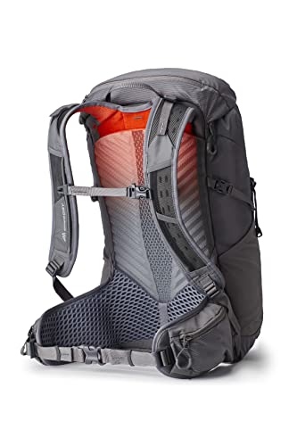 Gregory Maya 30L Women's Day Hiking Backpack, Ventilated Backpanel, Built-In Hydration Attachment for Water Bladder (Reservoir Not Included), One Size Fits All, Sunset Grey