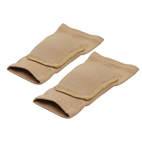 Men Women Protective Knee Pads - Medium/Nude, Anti-Slip Padded Sports Support