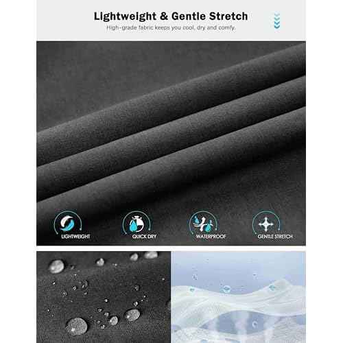 G Gradual Mens Golf Pants Stretch Dress Casual Pants 30"/32"/34" Lightweight Work Travel Slacks for Men with 4 Pockets