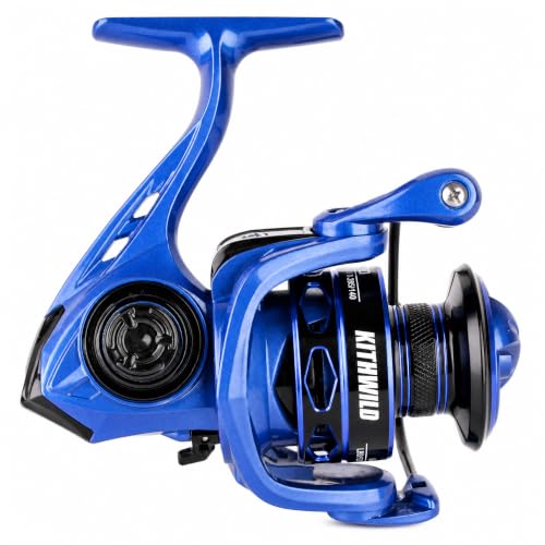 Fishing Reel for Freshwater Bass - LF2000 Blue 2000/3000 Size, 5.2:1 Gear Ratio