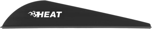 Bohning Heat Vanes, Low Profile Hunting Vane, 2.5" Black, 100pk
