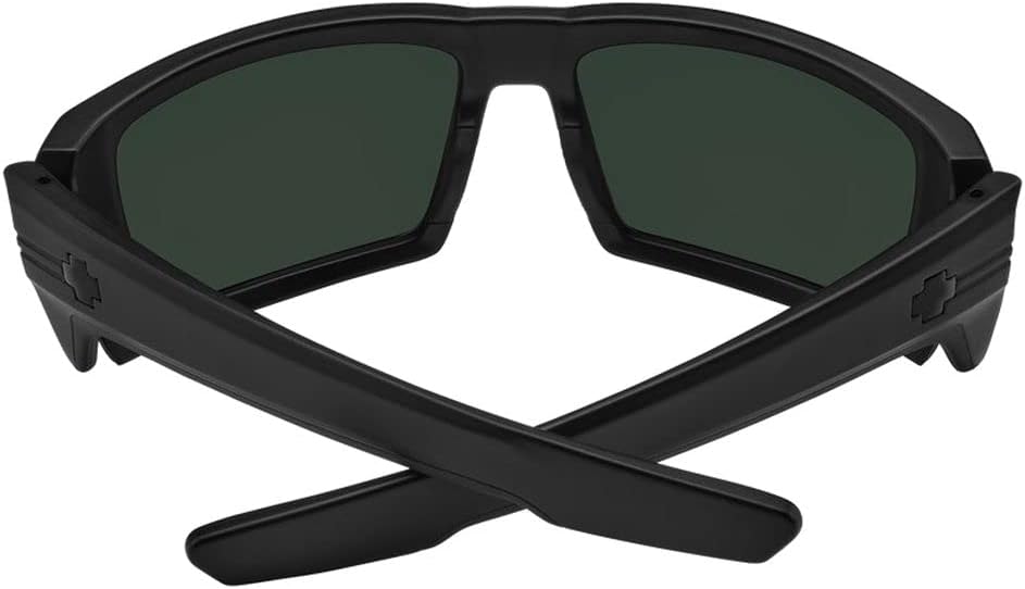 Spy Rebar ANSI Certified Sunglasses Matte Black With Happy Gray Green Lens
