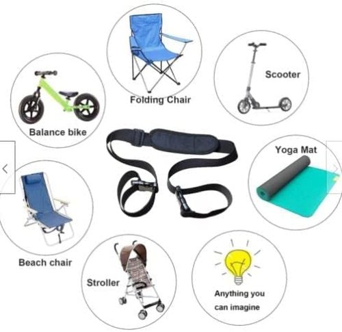 Grahoe Beach Chair Carry Strap Camping Chair Strap for Chairs Carrying Folding Adjustable Beach Chairs Carrying Straps Universal Armchair Shoulder Straps for Camping Backpacking Picnics Outdoor