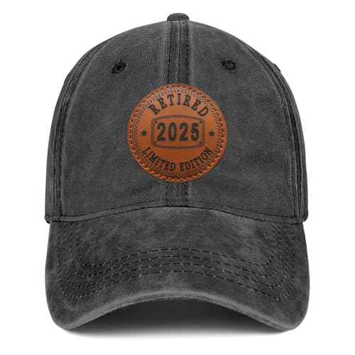 Retirement Gifts for Men Women, Best Personalized Funny Retired Ideas Gifts Hat Embroidered Baseball Cap