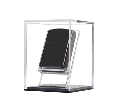 ZIGFRUIT Display Case for Zippo Lighter Stand Holder Clear Acrylic Box Protected Protection Storage Cover Collections