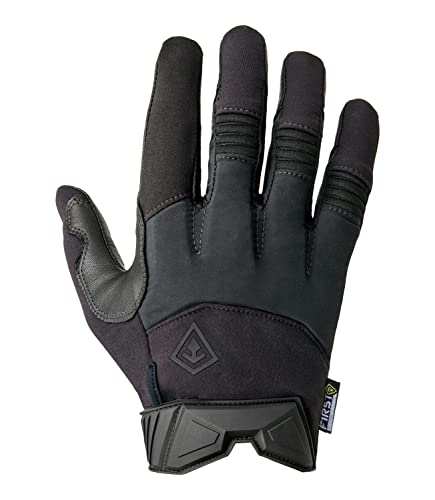 Men's Medium Duty Padded Tactical Gloves - Black, Size Medium