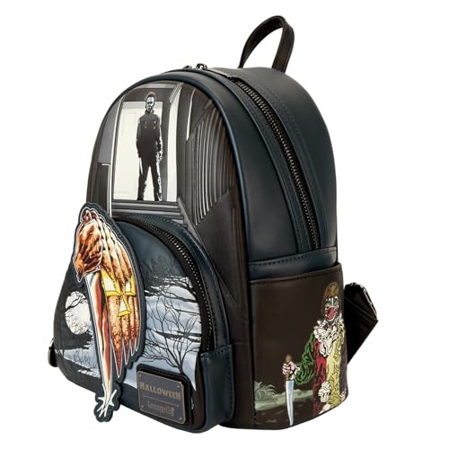 Loungefly Halloween Michael Myers Jack-O'-Lantern Glow Mini Backpack