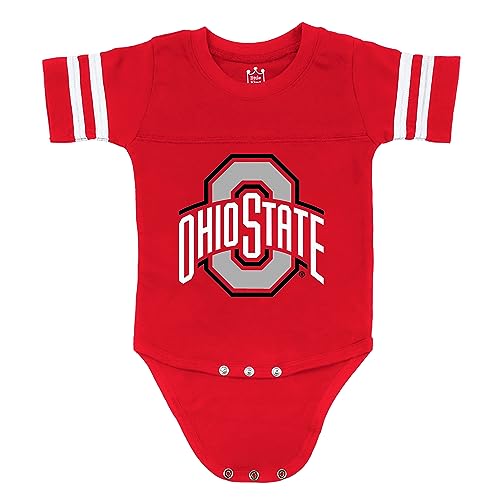 Ohio State Buckeyes Infant Football Jersey Romper - 12 Months