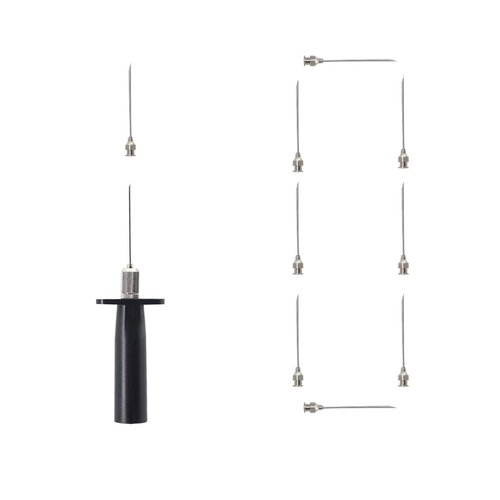 YANDIA Fish Venting Tool Venting Kit for Deep Sea Fish with Ten Stainless Steel Needle and Protective Covers