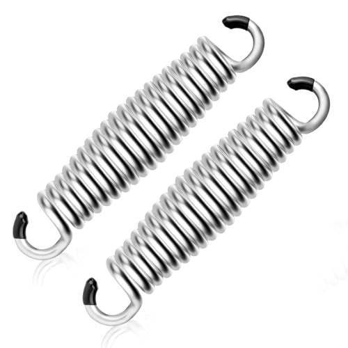 8-Inch Stainless Steel Porch Swing Springs - Heavy Duty Hammock Support (2 Pack)
