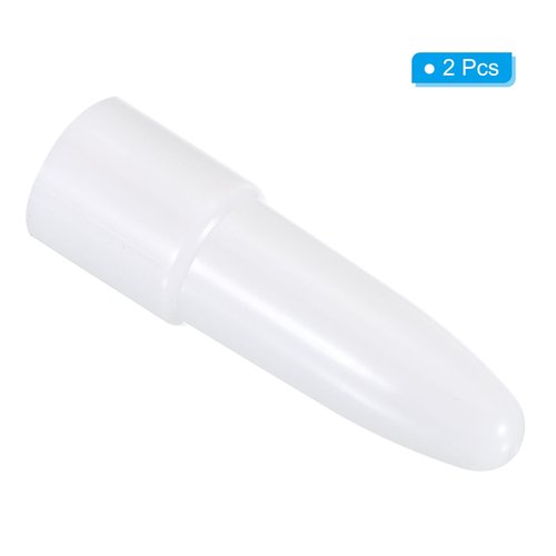 PATIKIL Flashlight Diffuser Caps, 2 Pcs PC Plastic Wear-Resistant Flashlight Signal Wand for Most LED Flashlights, White