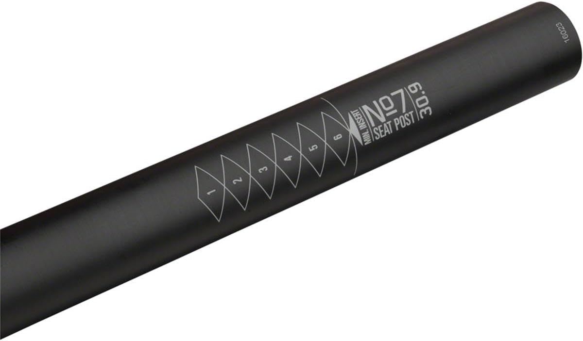 WHISKY - No.7 Carbon Fiber Bicycle Seatpost - 30.9mm x 400mm, 0mm Offset