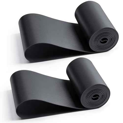 YUNSCM 2-Pcs 20 x 4 Bike Rim Strips PVC Rim Tape Tire Liners Compatible with 20x4.0 E-Bike Electric Bike Mountian Bicycle Fat Tires