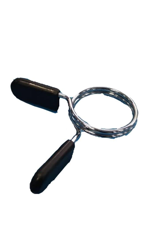 AKYEN Power Cage Accessory 1 Inch Spring Clip Collars for Weight Bar and Dumbbell Handles, Sold in Pair