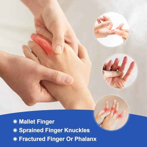 Finger Braces, Trigger Finger Splints for Straightening, Mallet Finger and Broken Finger, Finger Straighteners Provide Support and Relieve Pain - Khaki