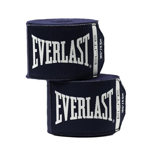 Everlast Elite 180X-Large Blue Boxing Hand Wraps - Support & Comfort