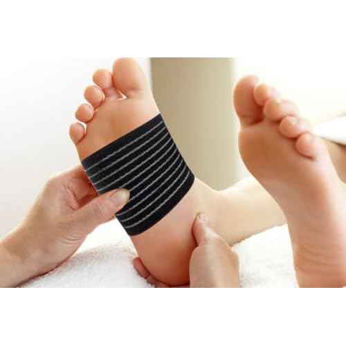 Arch Compression Bandage for Plantar Fasciitis, Arch Support Sleeve, Arch Support Bands for Women and Men, Feet Pain Relief, Fallen Arche, Flat Feet, High Arche, Flat Arch (Black)