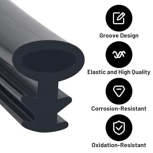 6 ft Cooler Lid Gasket Replacement for Yeti & RTIC 20qt 45qt Coolers Black