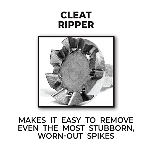 Softspikes Golf Cleat Kaddy Set with Ripper & Two-Pin Attachments - Compatible with All Insert Systems