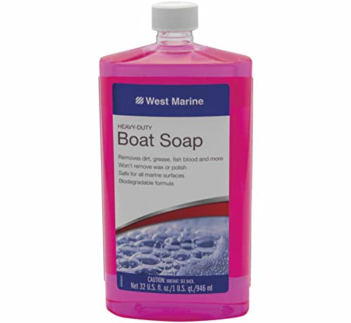 Heavy Duty Boat Soap Quart - Marine Cleaner for Fresh & Saltwater Surfaces