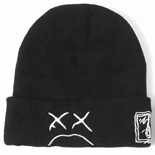 Fashion Beanie for Men Beanies Women,Warm Winter Hats for Men Embroidery Unisex Knit Hat Skull Cap