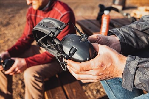 AKT1 Sport Sound Amplification Earmuff, Premium Ear Pro for Shooting, NRR 25