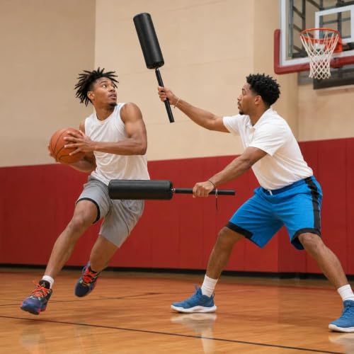 2-Pack Basketball Blocking Pad with Wrist Straps, Defensive Training Equipment