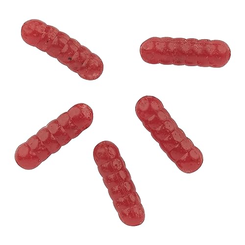 Fishing Soft Plastic Bait - Red Wiggler PowerBait Wigglers for Panfish