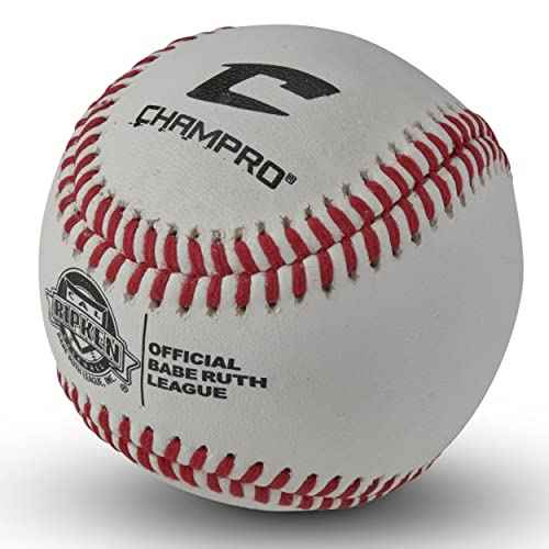 Champro Cal Ripken Baseballs with Full Grain Leather Cover, 12 Pack