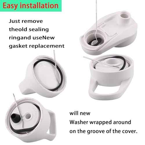 (8 Pack) ubber Seal Replacement for Simple Modern Summit Collection Water Bottle,Seal Gasket Compatible with Simple Modern Summit Collection 18in/22in/32in/40in Leak Proof Insulated Tumbler