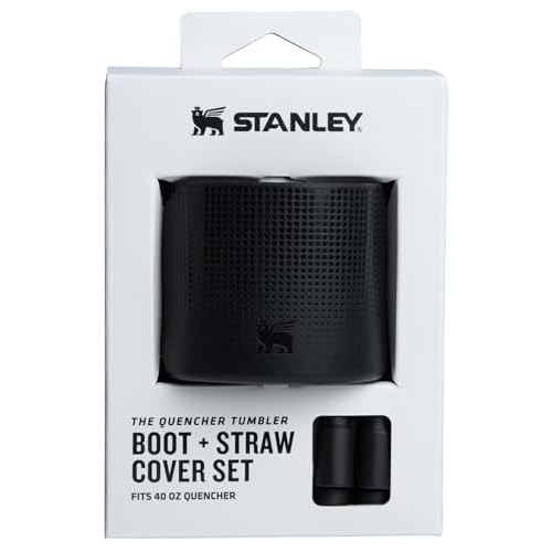 STANLEY Quencher Boot and Straw Cover Cap | Anti-Slip Silicone Protector for Tumbler with Handle | Accessory Set for Stainless Steel Drinking Cup | BPA-Free
